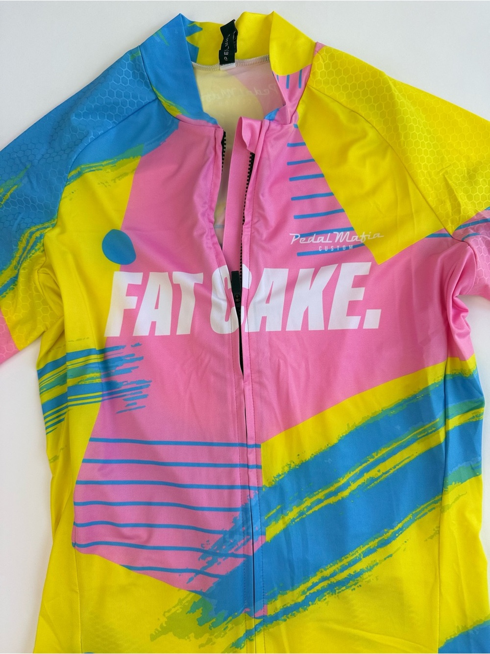 Pedal Mafia x Fat Cake Club Cycling Jersey - Men's Size M (Limited Edition) - Picture 3 of 6